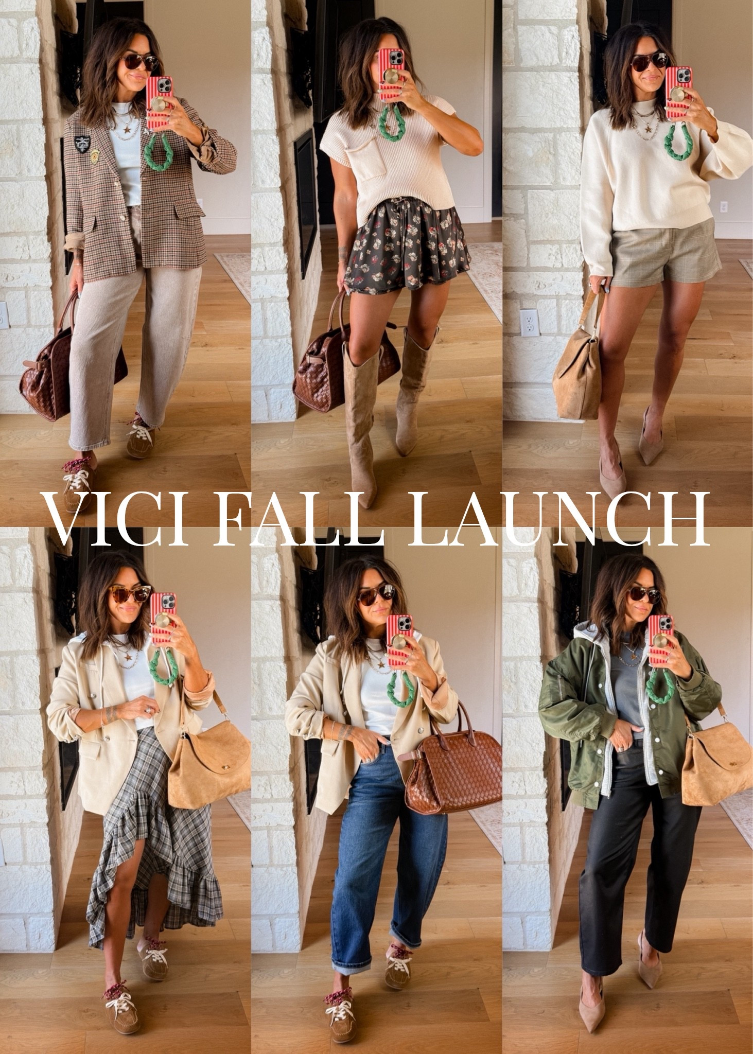 @vici just won fall!  Epic fall launch! The pieces are so good! The quality!  Plus we get 40% off with code: BWC40

True to size in all items!  
Blazers I got the XL for a more oversized fit. 
Green hooded jacket get your true size or even size down one 
Jeans are all true to size with a little give.

#LTKootd #LTKgrwm #LTKOver40