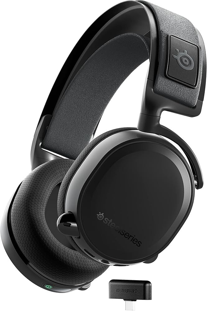 SteelSeries Arctis 7+ Wireless Gaming Headset - Lossless 2.4 GHz - Sonar 7.1 Virtual Surround Sou... | Amazon (UK)