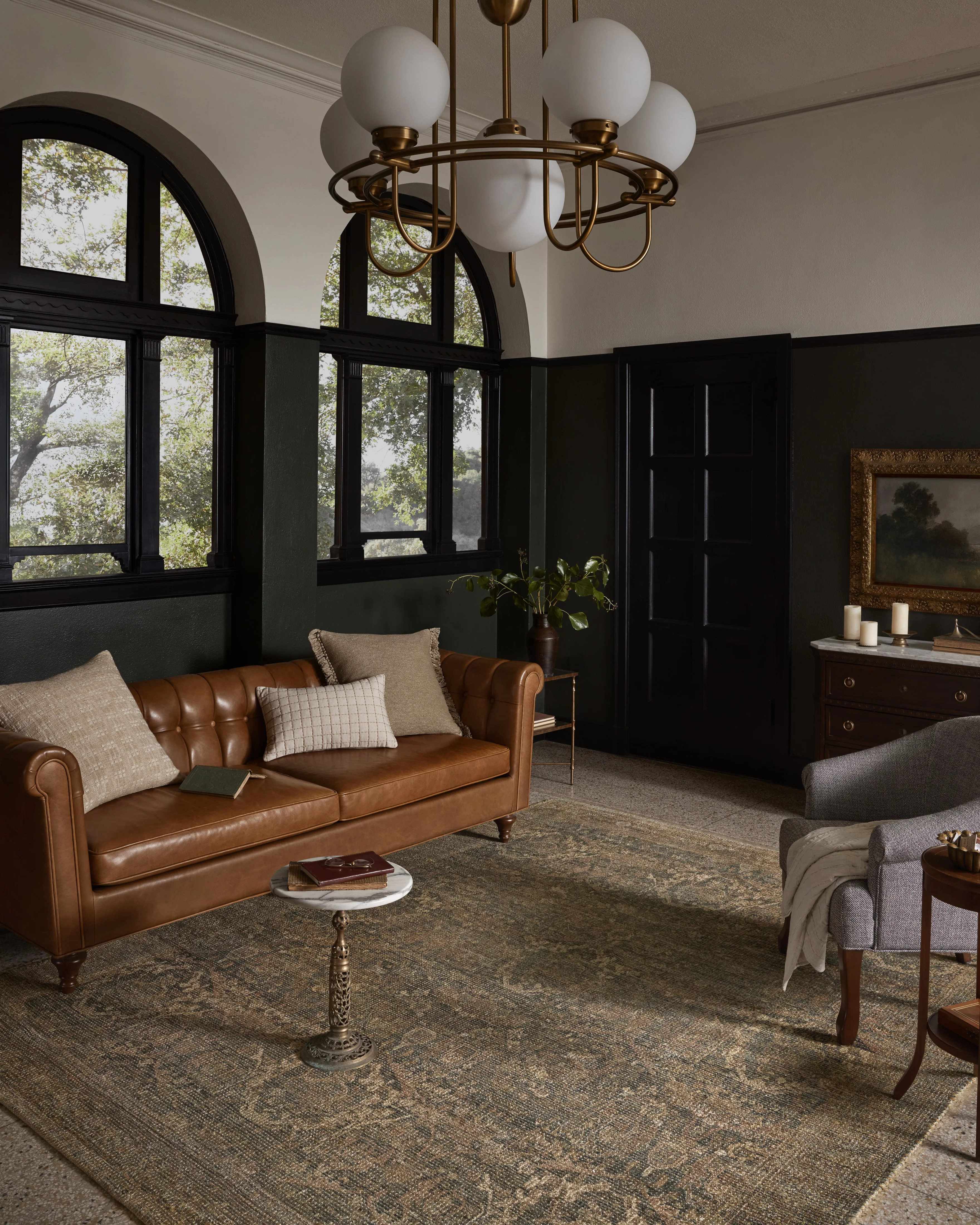 Magnolia Home by Joanna Gaines x Loloi Oakley Midnight / Bark Area Rug | Wayfair | Wayfair North America