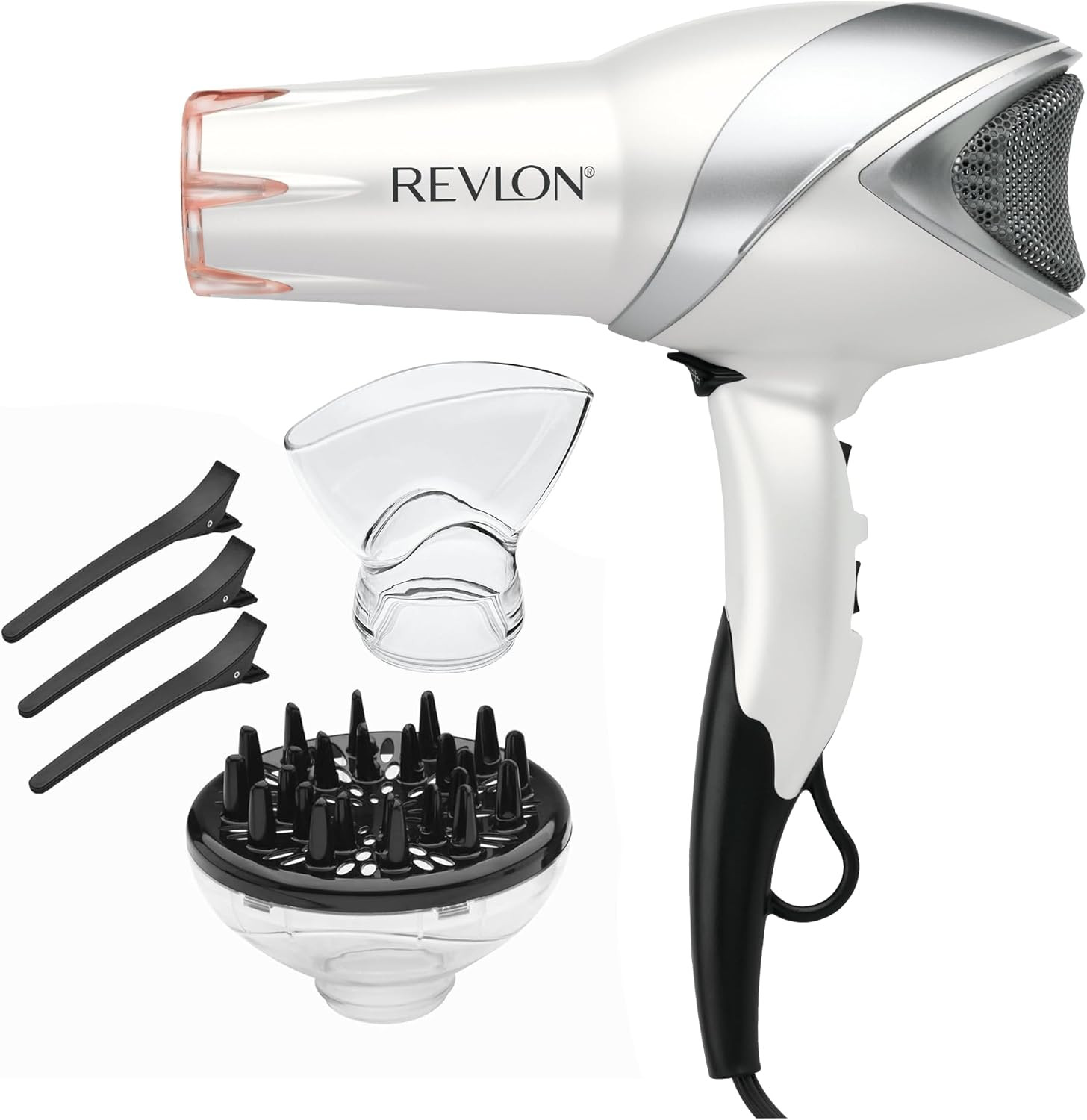 REVLON Secador de cabelo infravermelho com difusor | Secador de cabelo 1875W com tecnologia de ca... | Amazon (BR)