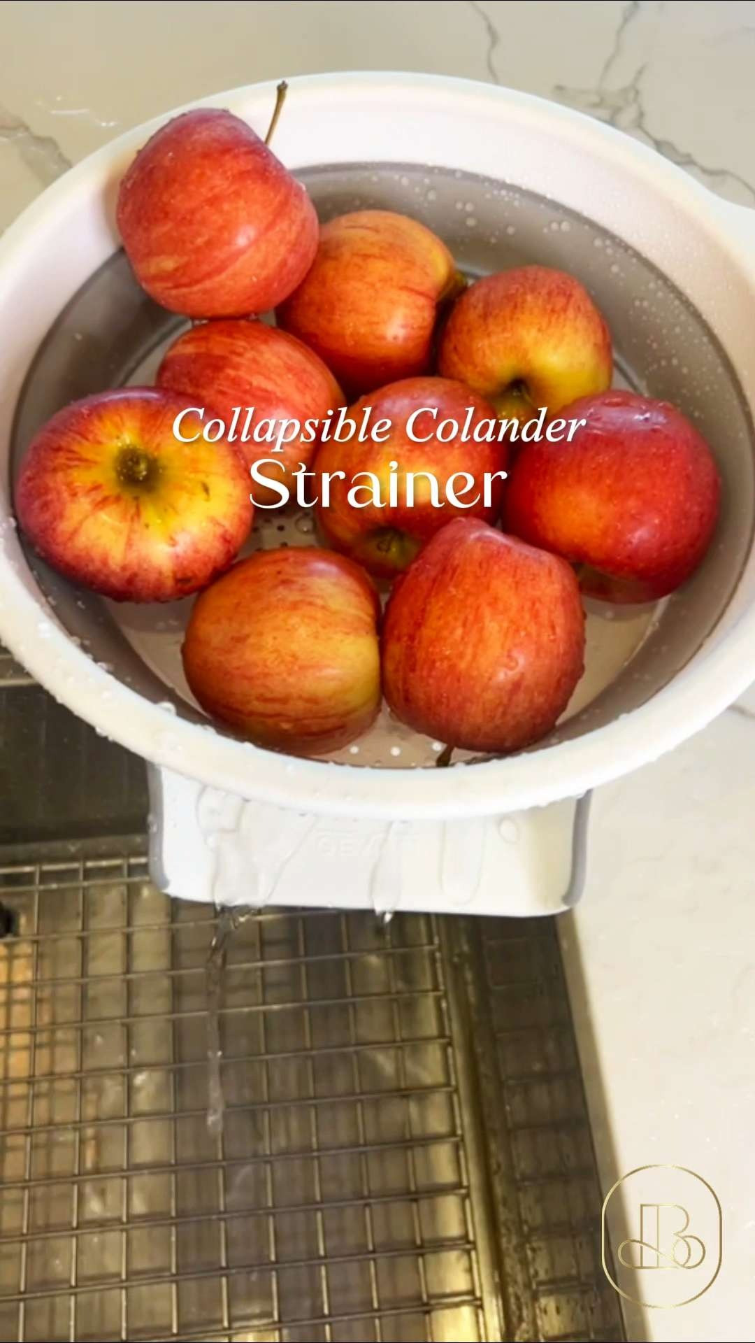 From rinsing fresh berries to draining heavy pasta, this strainer can handle it all! 🥗 The Gevoli Collapsible Colander is a total game-changer for organized kitchens. I love how it expands to a full-sized strainer for pasta or veggies and then folds down to just 2 inches thin to slide right into a drawer. 🍲 #Gevoli #KitchenHacks #KitchenEssentials #MealPrep #GevoliHome #SmallSpaceLiving 

#LTKfoodie #LTKHome
