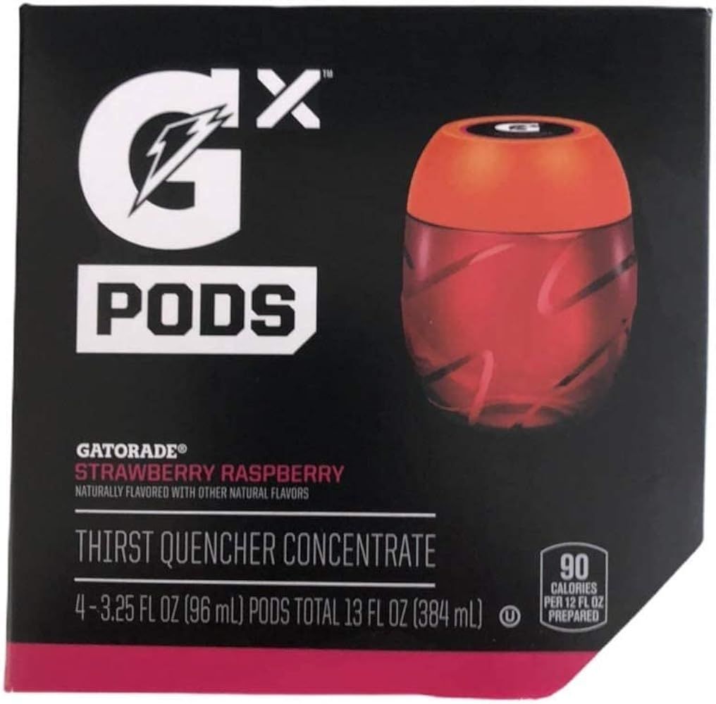 Gatorade GX Pods, Strawberry Raspberry, 3.25oz Pods (16 Pack), One Size | Amazon (US)