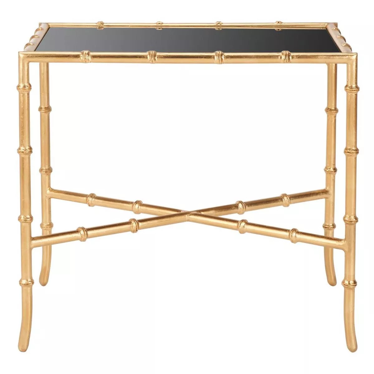 Chandler Accent Table - FOX2513A - Gold/Glass - Safavieh Couture | Target