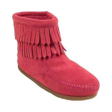 Children's Minnetonka Side Zip Double Fringe | Walmart (US)