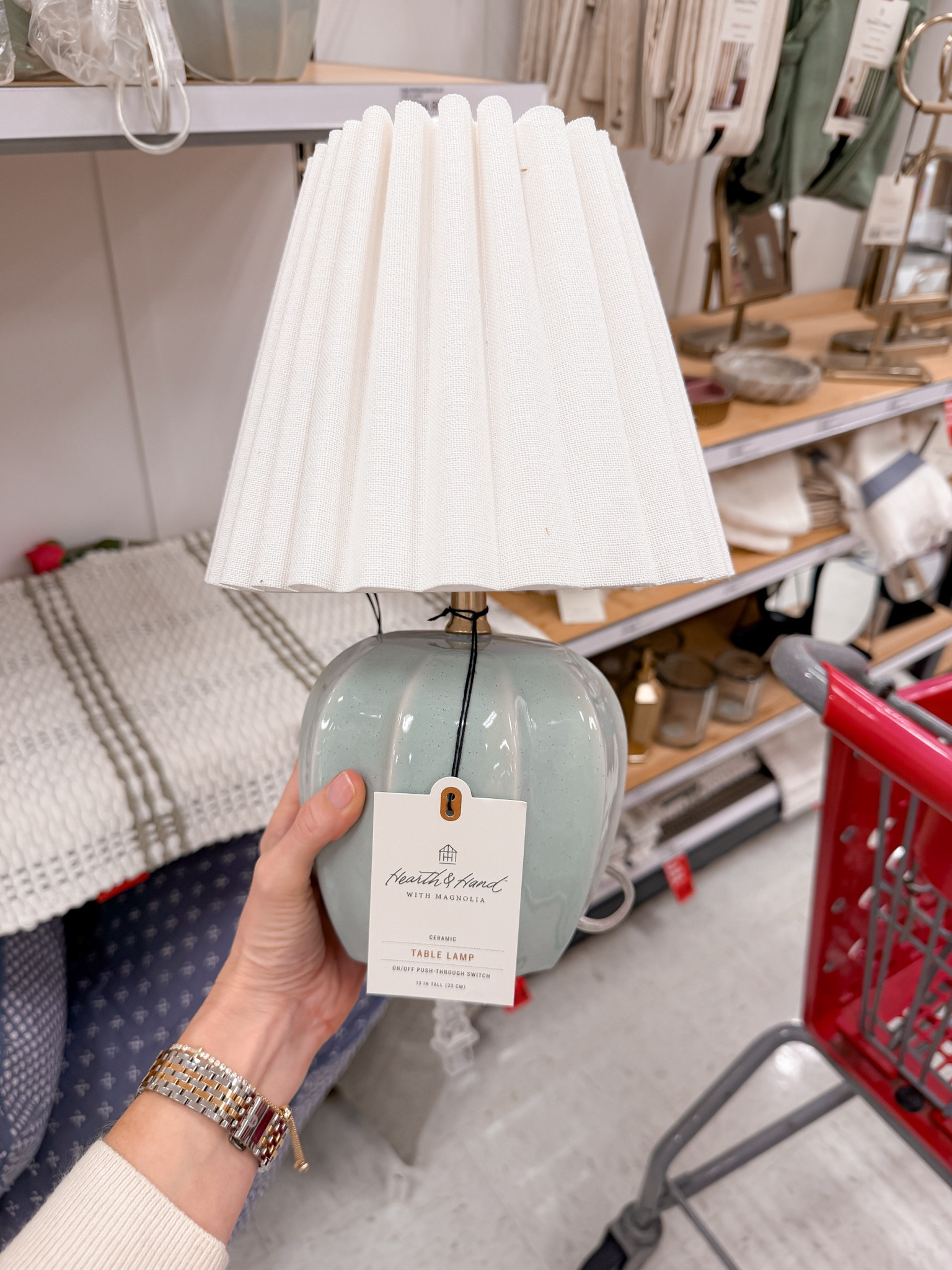 The prettiest coastal looking lamp! 

#LTKSeasonal #LTKdayinmylife #LTKFindsUnder50