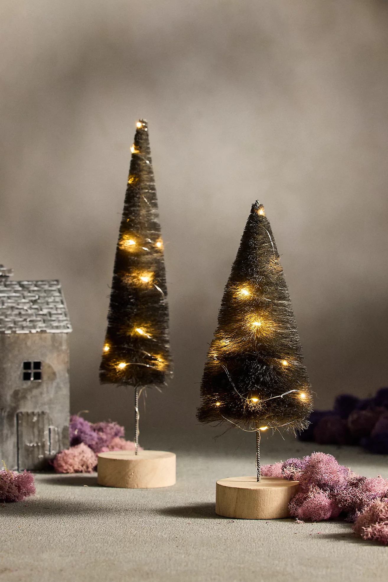Pre-Lit LED Brush Tree | Anthropologie (US)