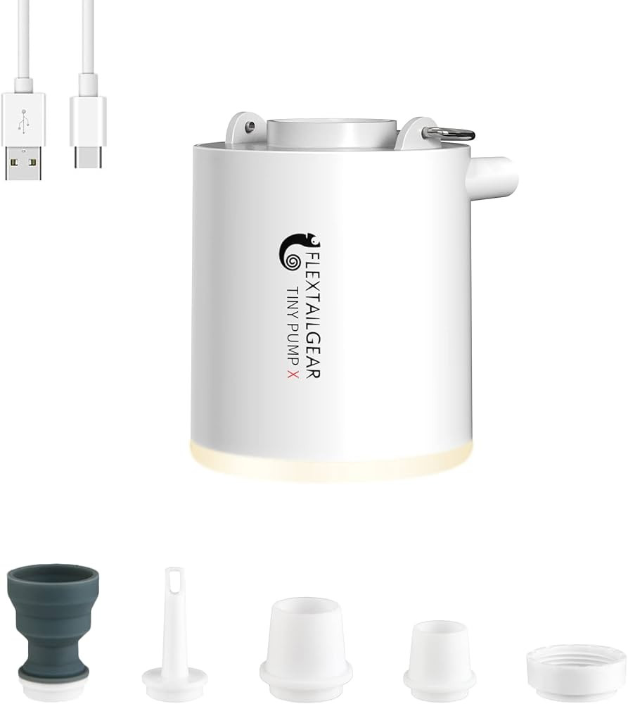 FLEXTAILGEAR Tiny Pump X Portable Air Pump + Camping Light Ultra-Mini Air Pump with 1300mAh Batte... | Amazon (US)