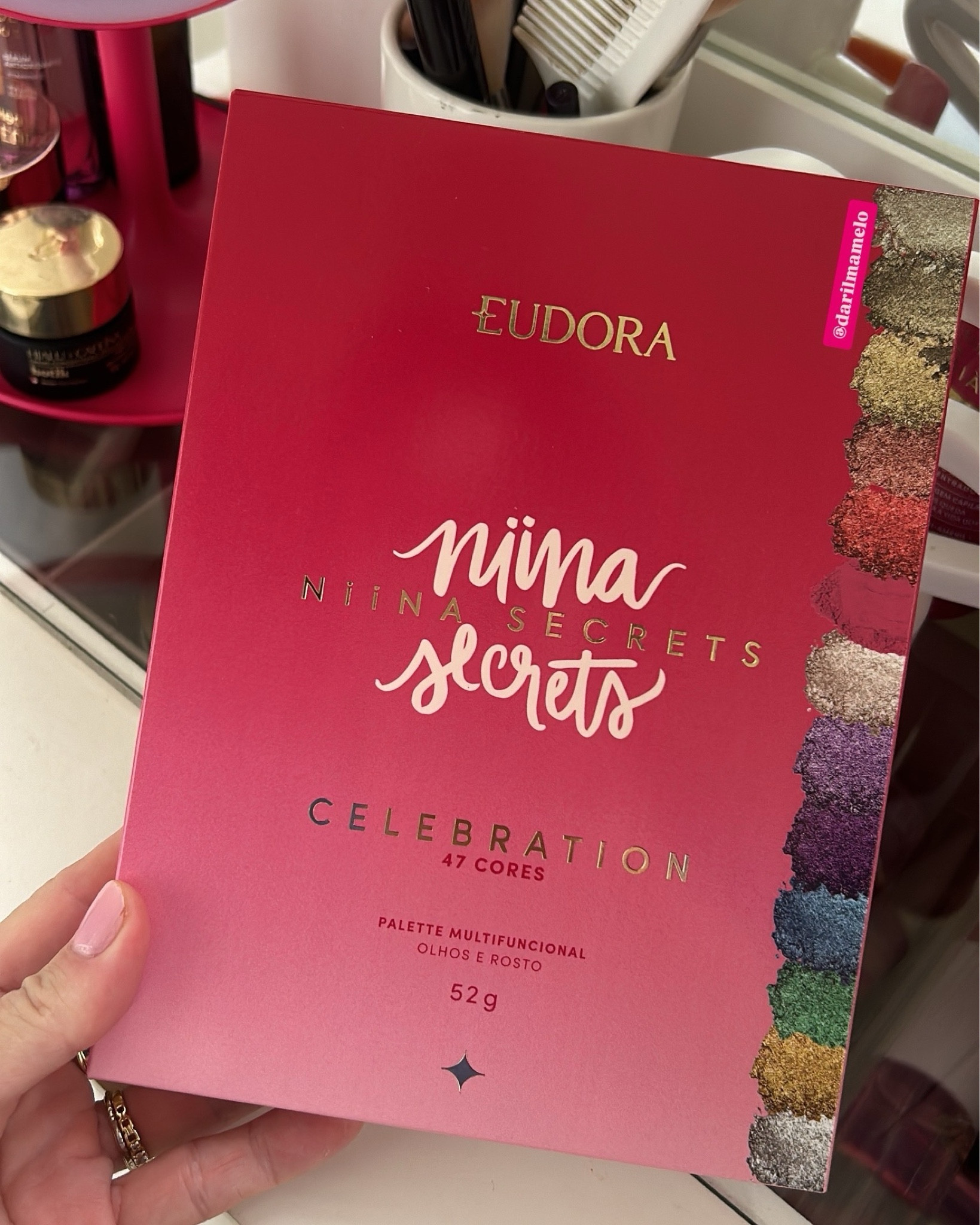 tô amando e não é pouco este lançamento @linhaniinasecrets com @eudora. Paleta Multifuncional Celebration. Aguardem mais fotos com detalhes desta obra de arte. LTK#InflusDaBeleza
#OBoticário
#MeusFavoritosOBoticário#influsdabelezagb #darilmamelo#itabira#squadeuamomake

#LTKbrasil