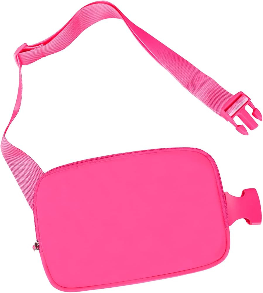 LLYWCM Fanny Packs for Women - Belt Bag for Women - Fanny Pack Crossbody Bags - Hot Pink Fanny Pa... | Amazon (US)