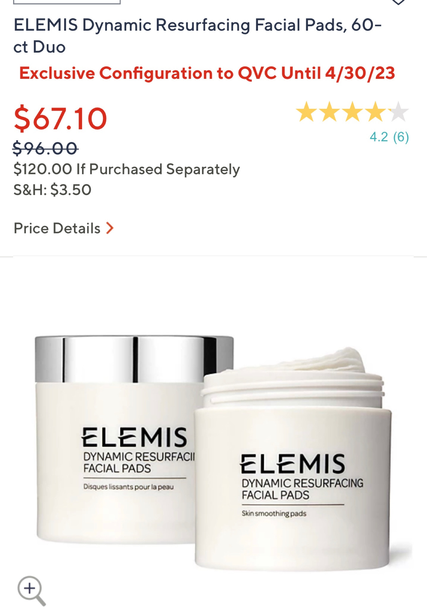 Elemis sale on qvc! $67.10 normally $96 use code surprise for an extra $10 off! 

#LTKunder50 #LTKGiftGuide #LTKbeauty