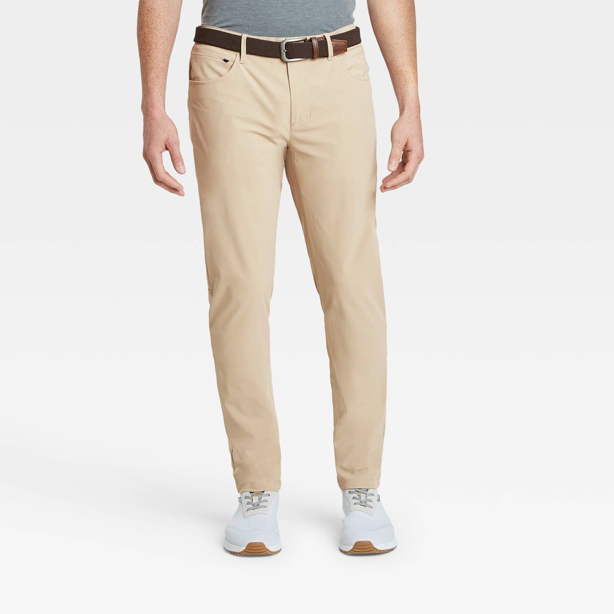 Men's Golf Slim Pants - All In Motion™ Khaki 36x30 | Target