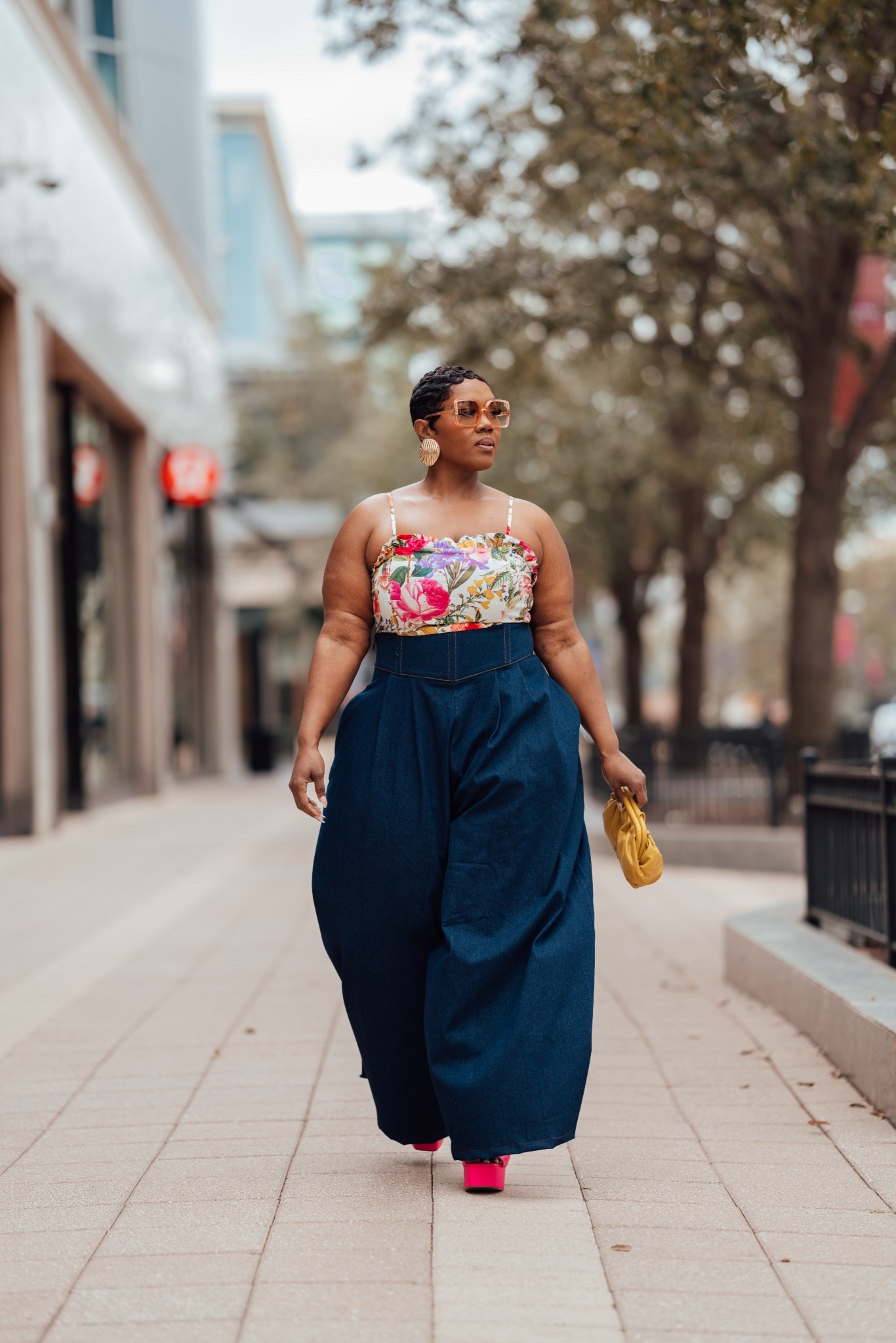 Wide leg denim and florals for Spring

#LTKootd #LTKPlusSize