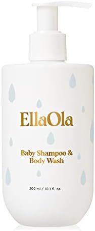 EllaOla Baby Shampoo and Body Wash | Baby Bath Essentials I Fragrance-Free | 10.1 fl. oz. | Amazon (US)