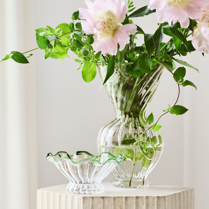 AERIN x Williams Sonoma Home Sculptural Glass Catchall Bowl | Williams-Sonoma
