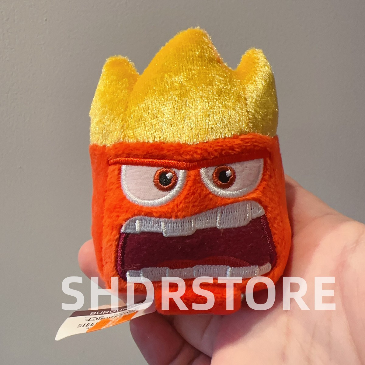 Disney authentic custom your ear headband inside out anger plush head disneyland | eBay US
