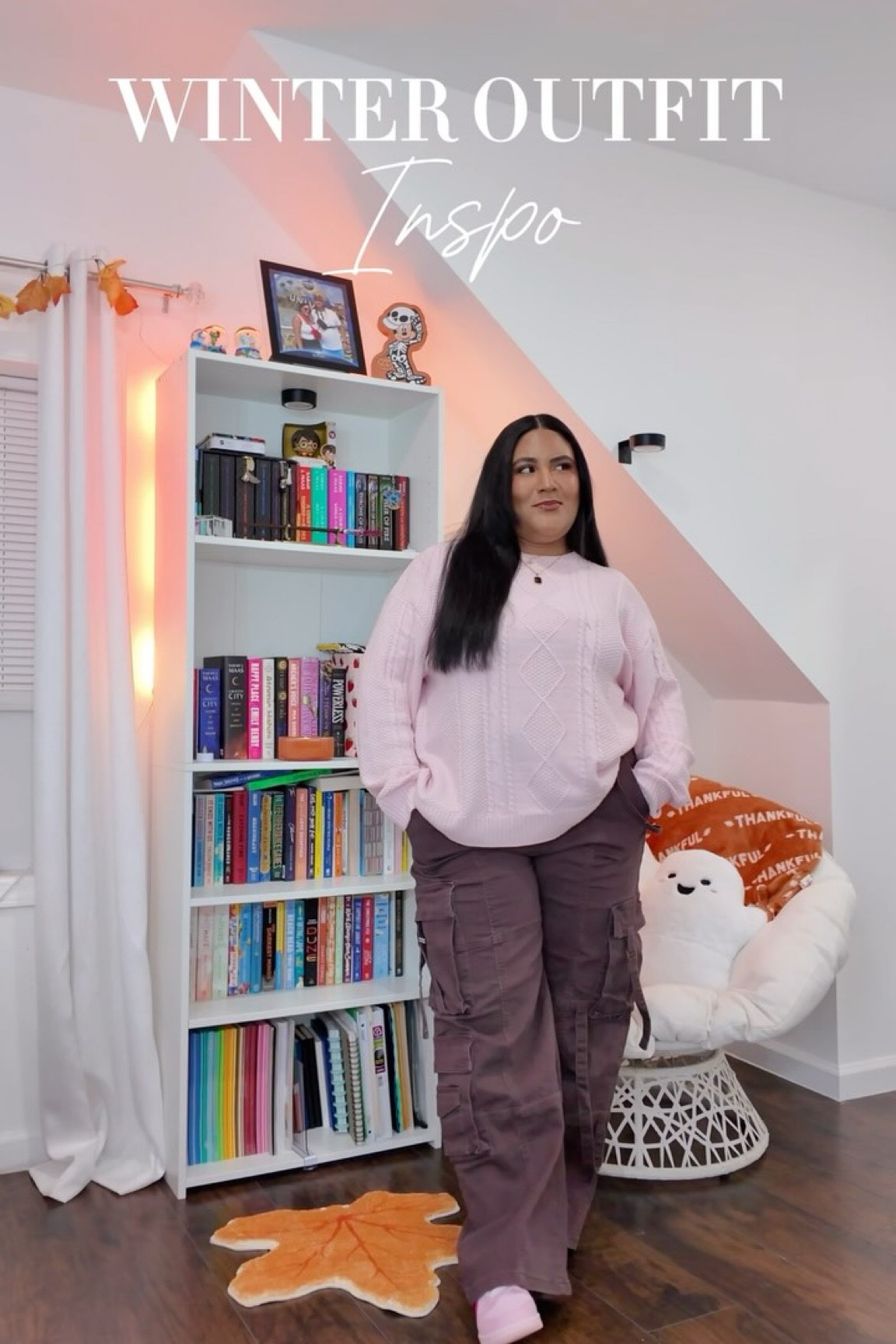 Winter outfit inspo❄️🤎💗 Pink and brown go together so well😍 what do you think? And definitely add a coat if it’s too cold!❄️

Everything linked on my LTK💗 Or comment “🧸” and I’ll send you the link directly to your DMs! 

Cargo pants are from @fashionnovacurve ! 

•
•
•
•
#winteroutfit #winteroutfits #winteroutfitideas #winteroutfitinspo #winteroutfits❄️ #coldweatheroutfit #sweateroutfit