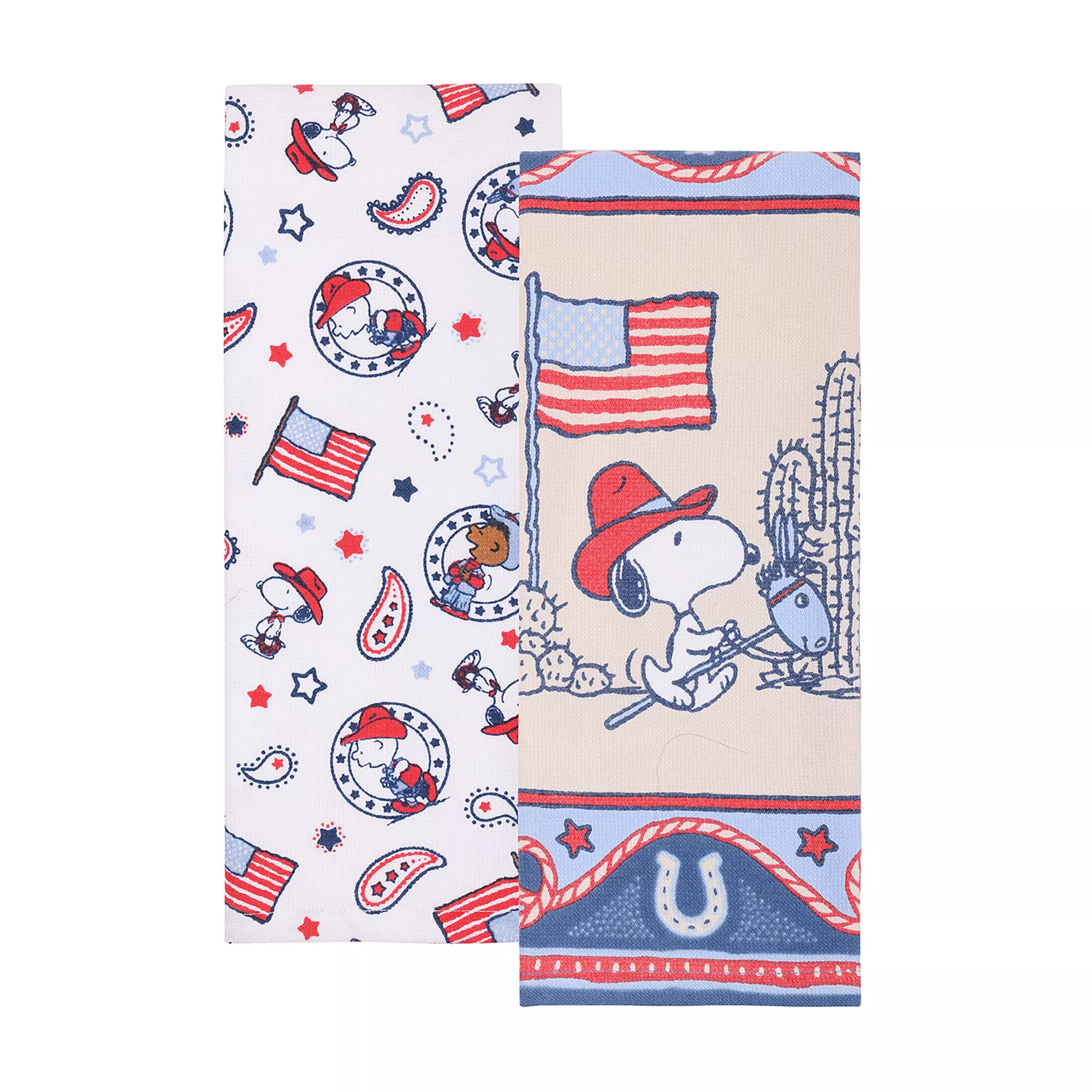 Celebrate Together\u2122 Americana 2-Piece Snoopy Cowboy Kitchen Towels | Kohl's