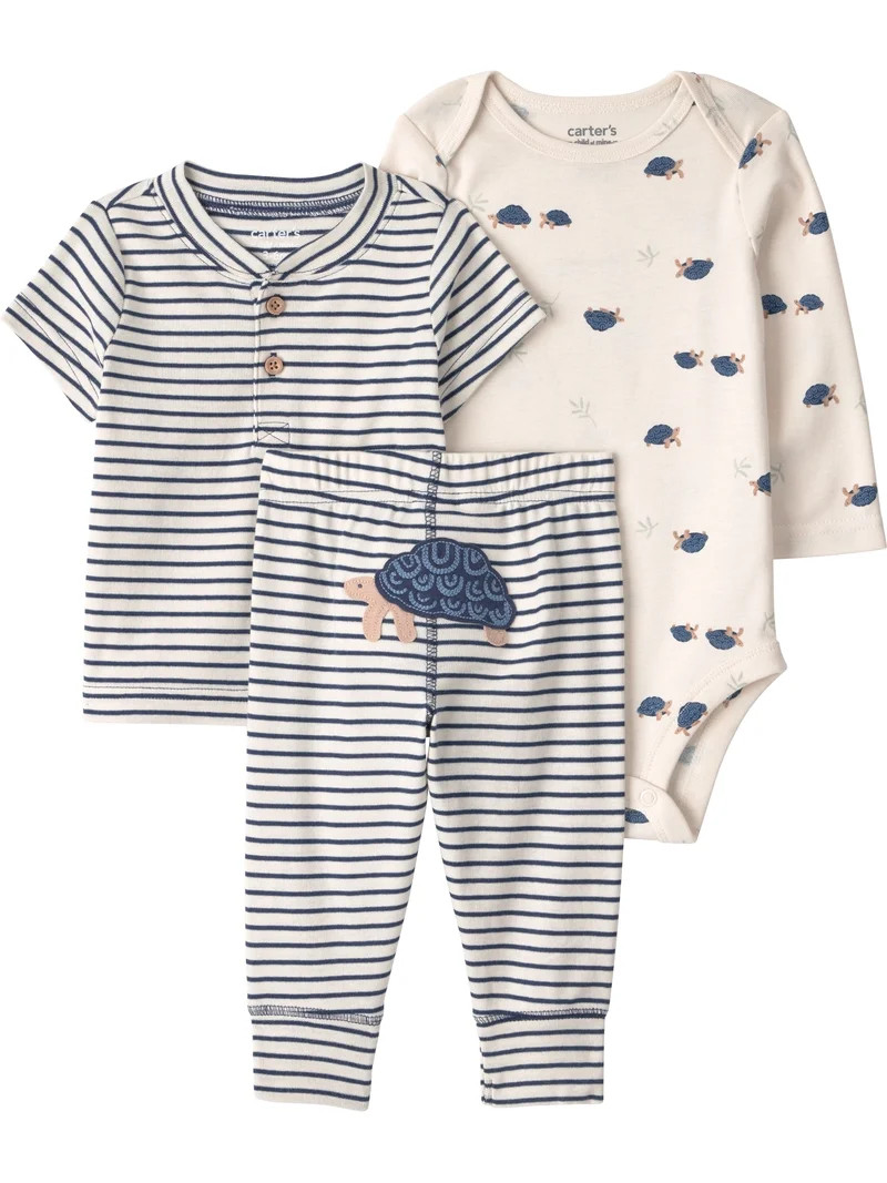Carter's Child of Mine Baby Boy Outfit Set, 3-Piece, Sizes 0/3-24 Months | Walmart (US)