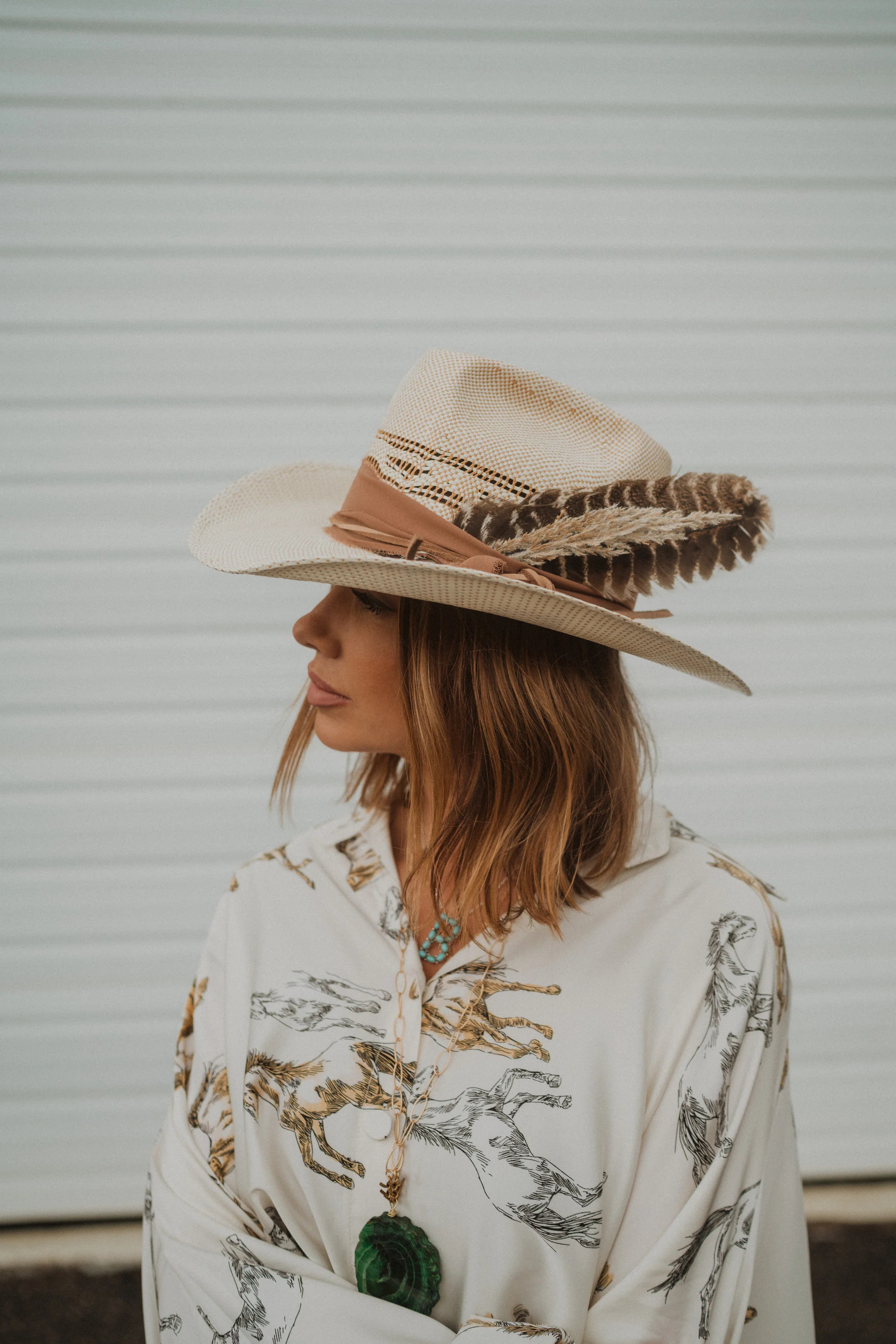 Tennessee Straw Hat | Goldie Lew Jewelry