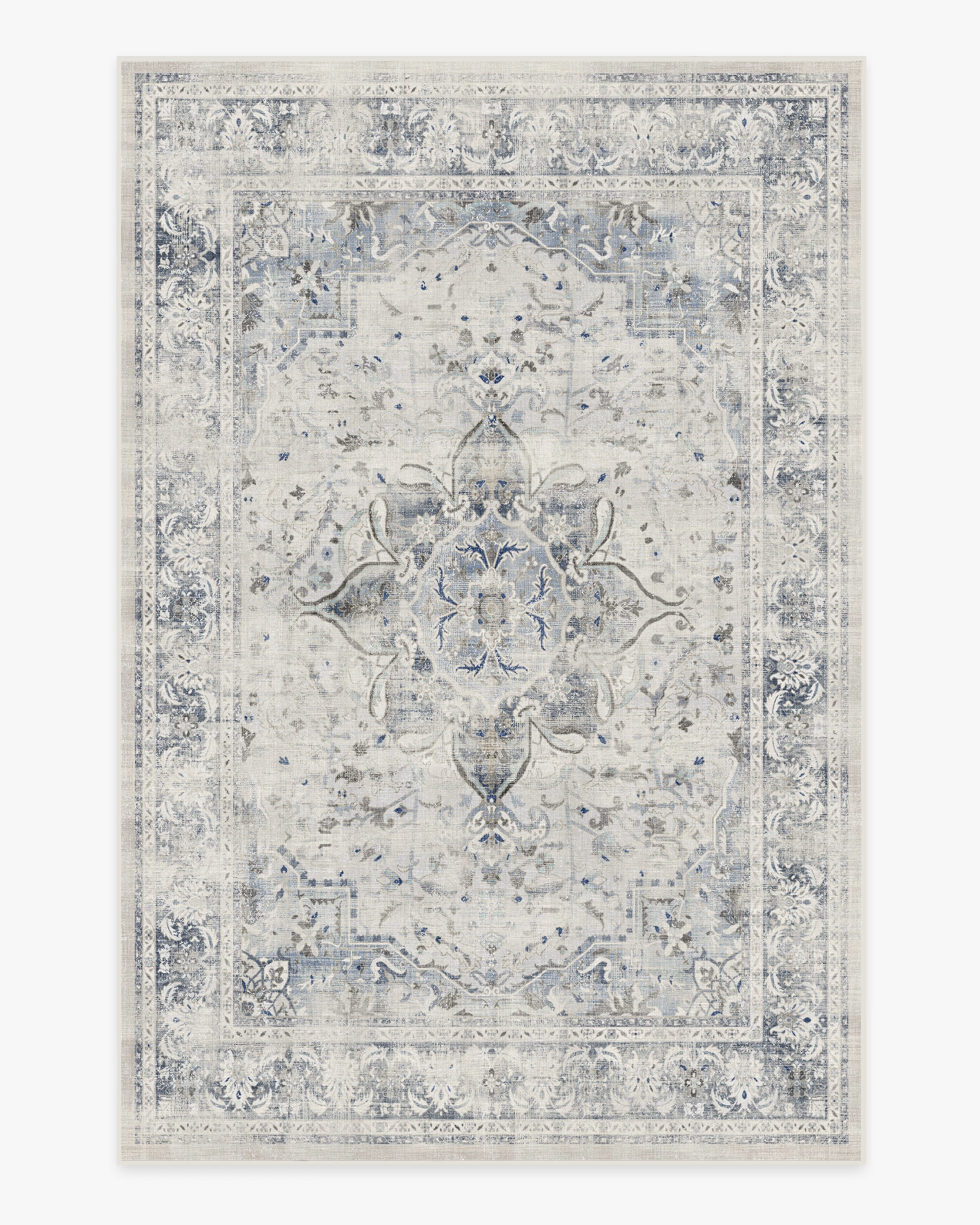 Sarrah Blue Quartz Rug | Ruggable