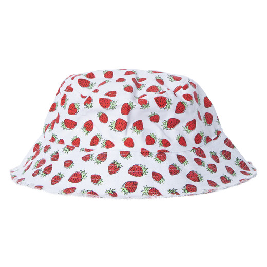 printed frayed edge bucket hat | Five Below