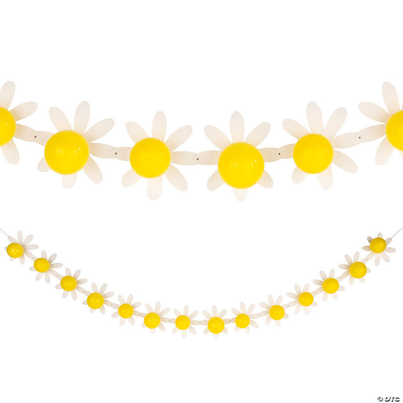 Daisy Flower Balloon Garland | Oriental Trading Company