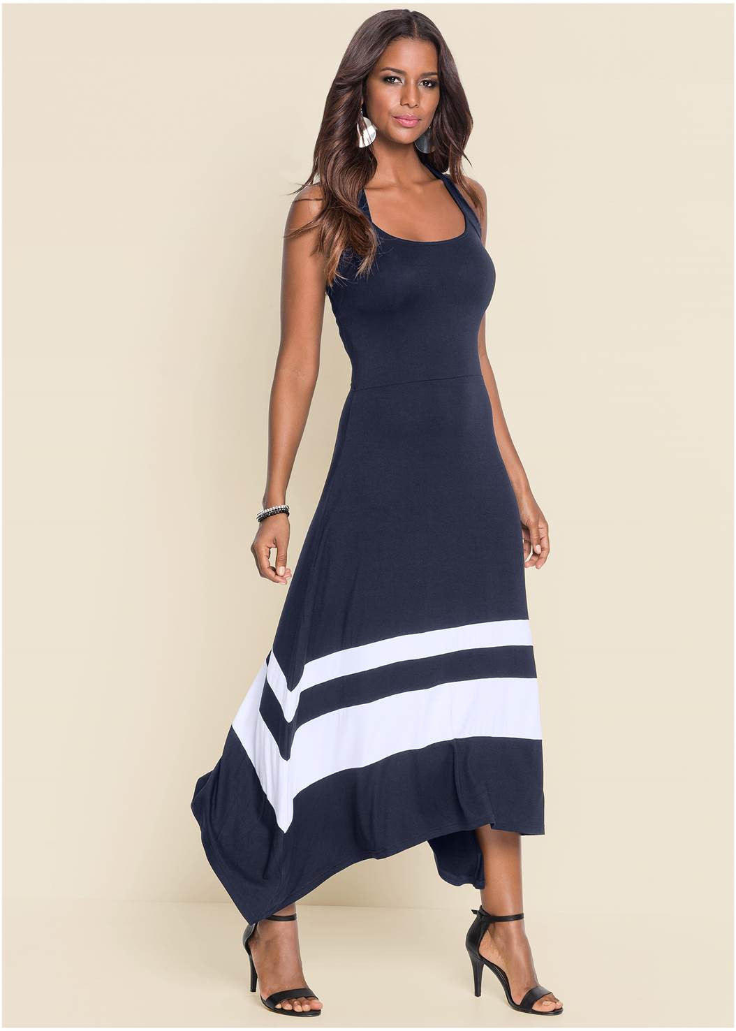Color Block Maxi Dress | VENUS