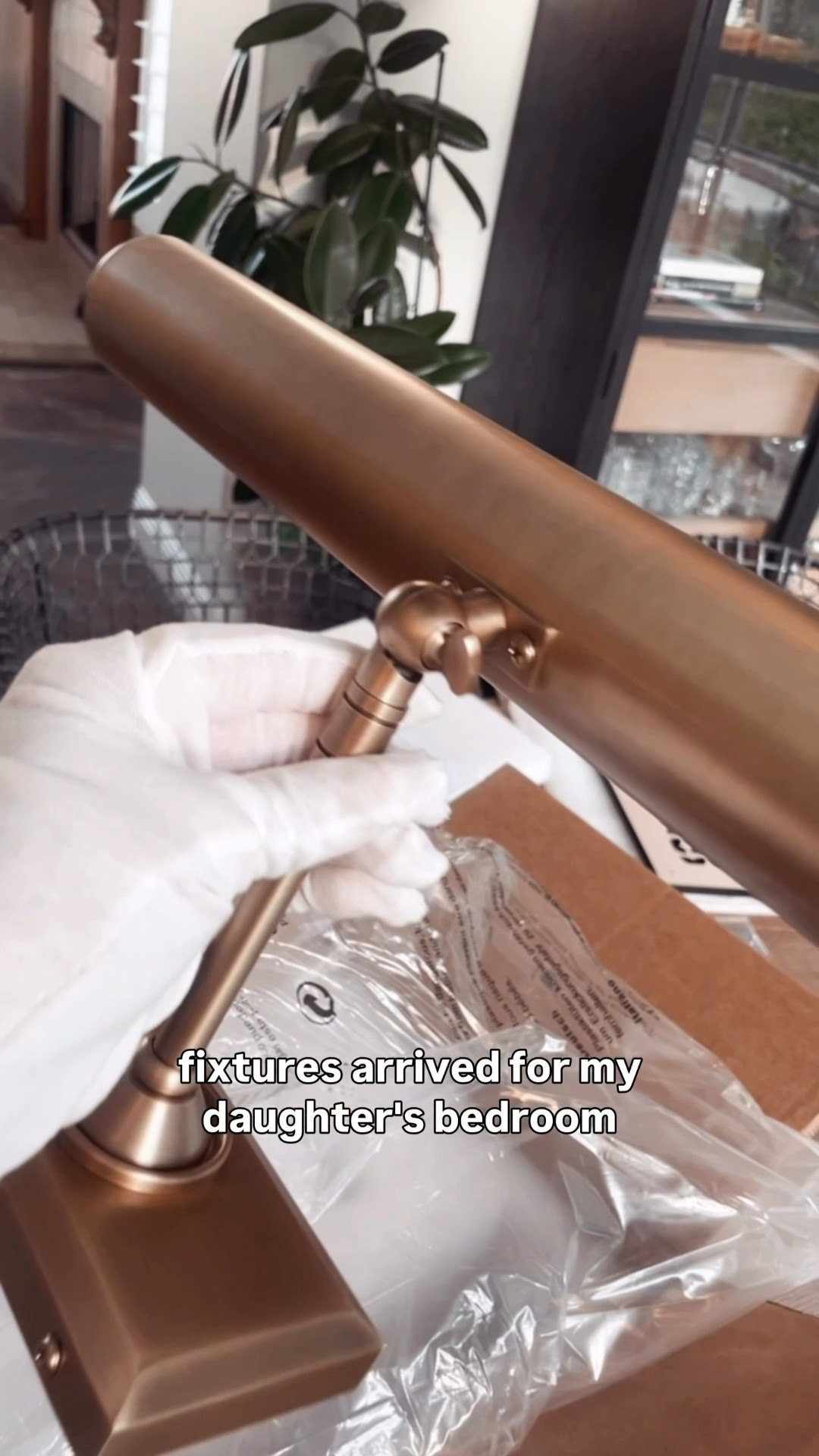 New lighting for my daughters bedroom refresh! This brass picture light wall sconce will go above her bed and the new shell pendant chandelier for the center of her room! 🙌🏻

This pendant light works on a sloped ceiling and is adjustable in length.  

Both are from Amazon and arrive quickly! Stay tuned to see how they look installed. 👍🏻

#LTKHome #LTKSaleAlert #LTKmomlife