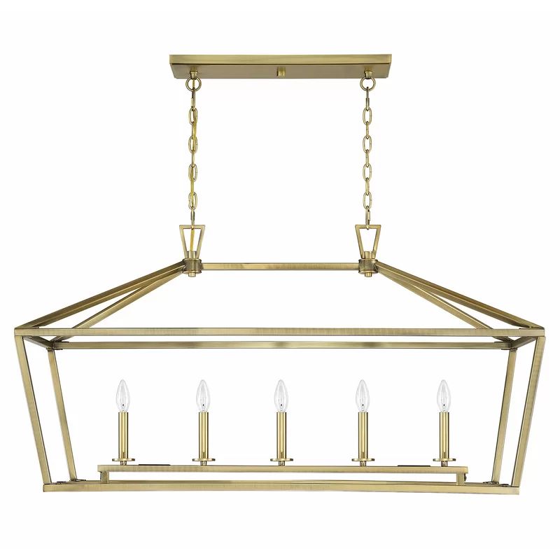 Israel 5 - Light Kitchen Island Linear Pendant | Wayfair North America