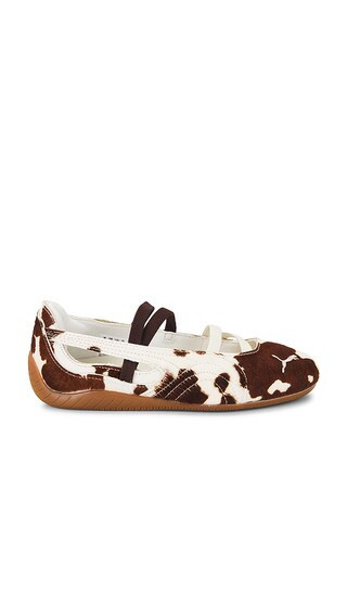 Puma Select Speedcat Cow Ballet Flat in Brown. - size 7.5 | Revolve Clothing (Global)