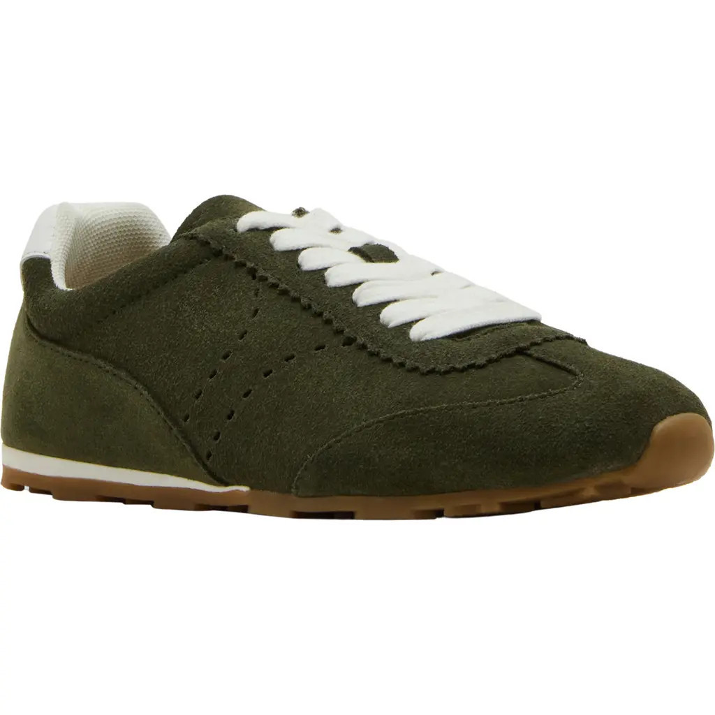 Blondo Carmen Waterproof Sneaker in Olive Multi Suede at Nordstrom, Size 7.5 | Nordstrom