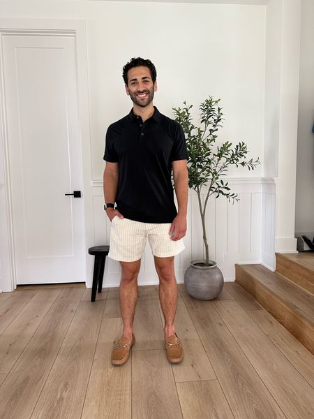 Abercrombie Sale - Get 20% off almost everything PLUS an additional 15% off select items! Cort’s wearing a medium in shirt, size 30 in shorts, shoes are tts! #outfitsfordudes #abercrombie 