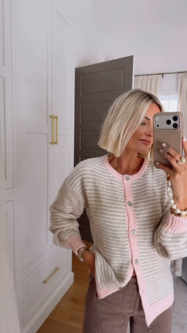 How cute is this striped cardigan?! Such a great transitional piece as we head into fall! Wearing S. 

Loverly Grey, affordable Amazon find, Amazon fashion, striped sweater, neutral fall layers, light layers for fall

 

 #LTKootd #LTKSeasonal