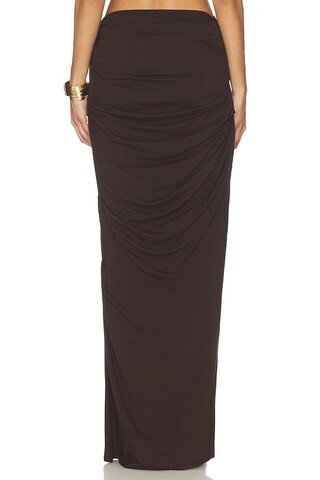 Drape Skirt in Tobacco | Revolve Clothing (Global)