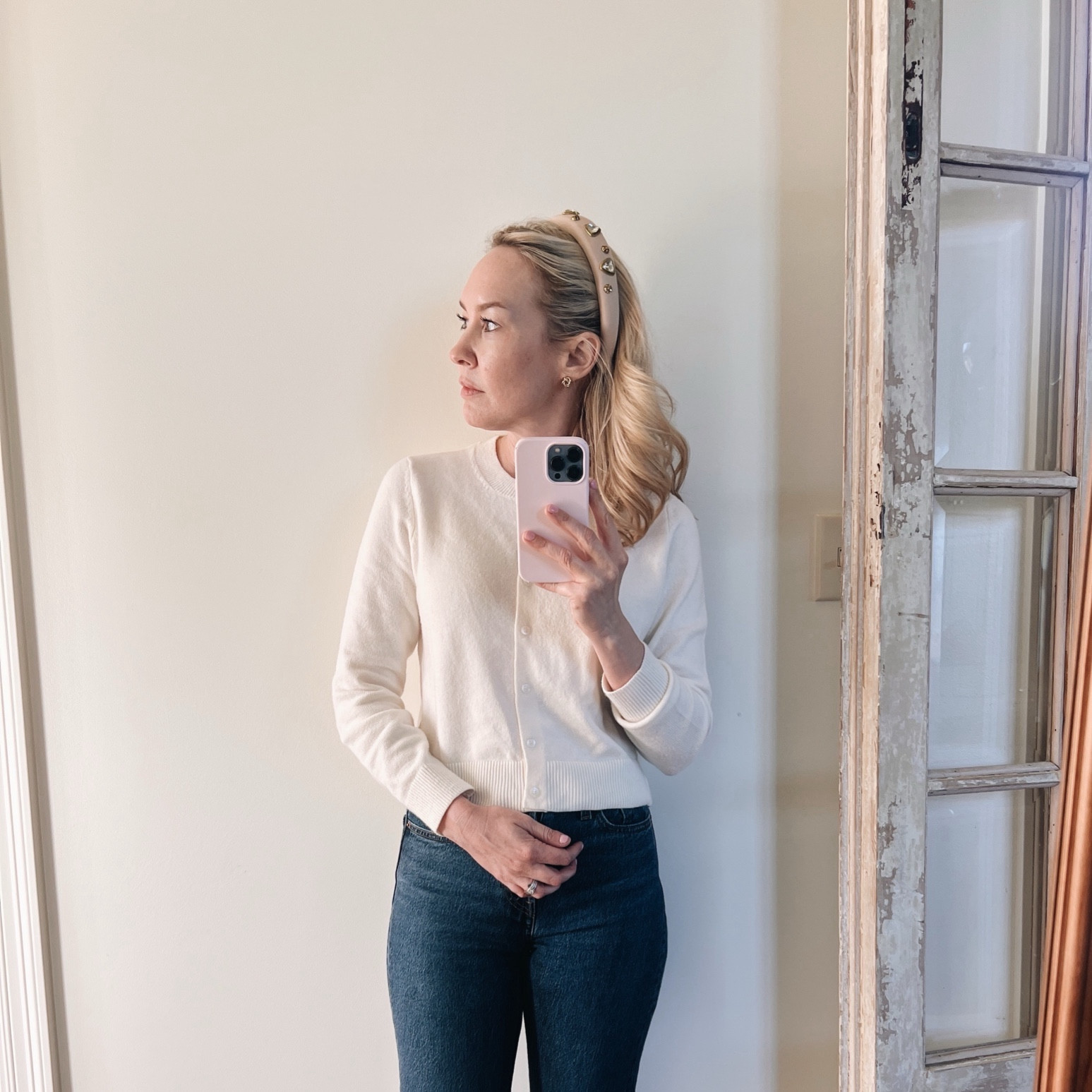 My favorite cardi is on SALE for $18!   I’m wearing a petite small.

Headband, Cardigan, Jeans.

#LTKstyletip #LTKfindsunder50 #LTKfindsunder100