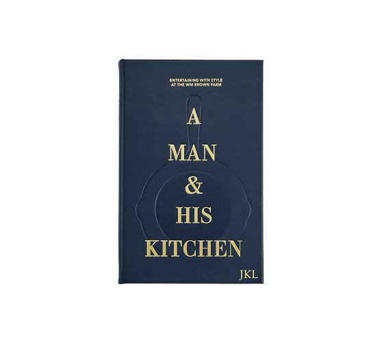 A Man & His Kitchen Leather-Bound Book | Pottery Barn (US)