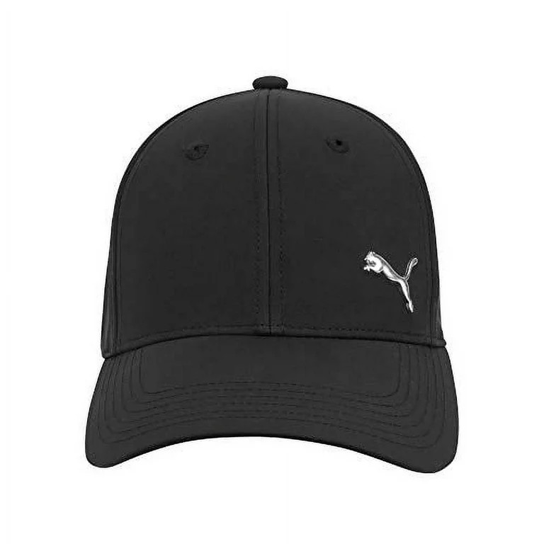 PUMA Men's Evercat Alloy Stretch Fit Cap Hat, Black/Silver, Small/Medium | Walmart (US)