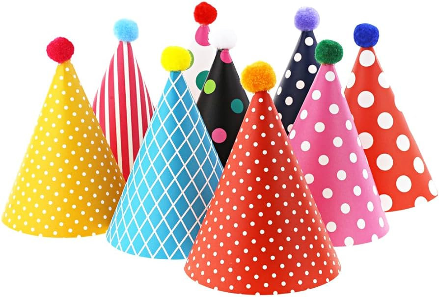 Kids Birthday Party Hats, Assorted | Amazon (US)