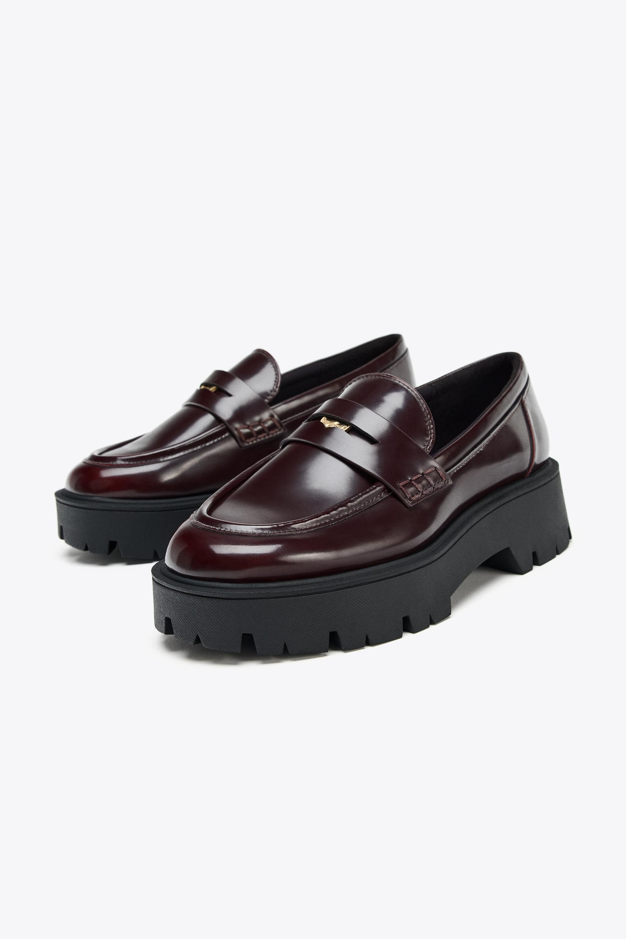 PENNY PLATFORM LOAFERS | Zara UK