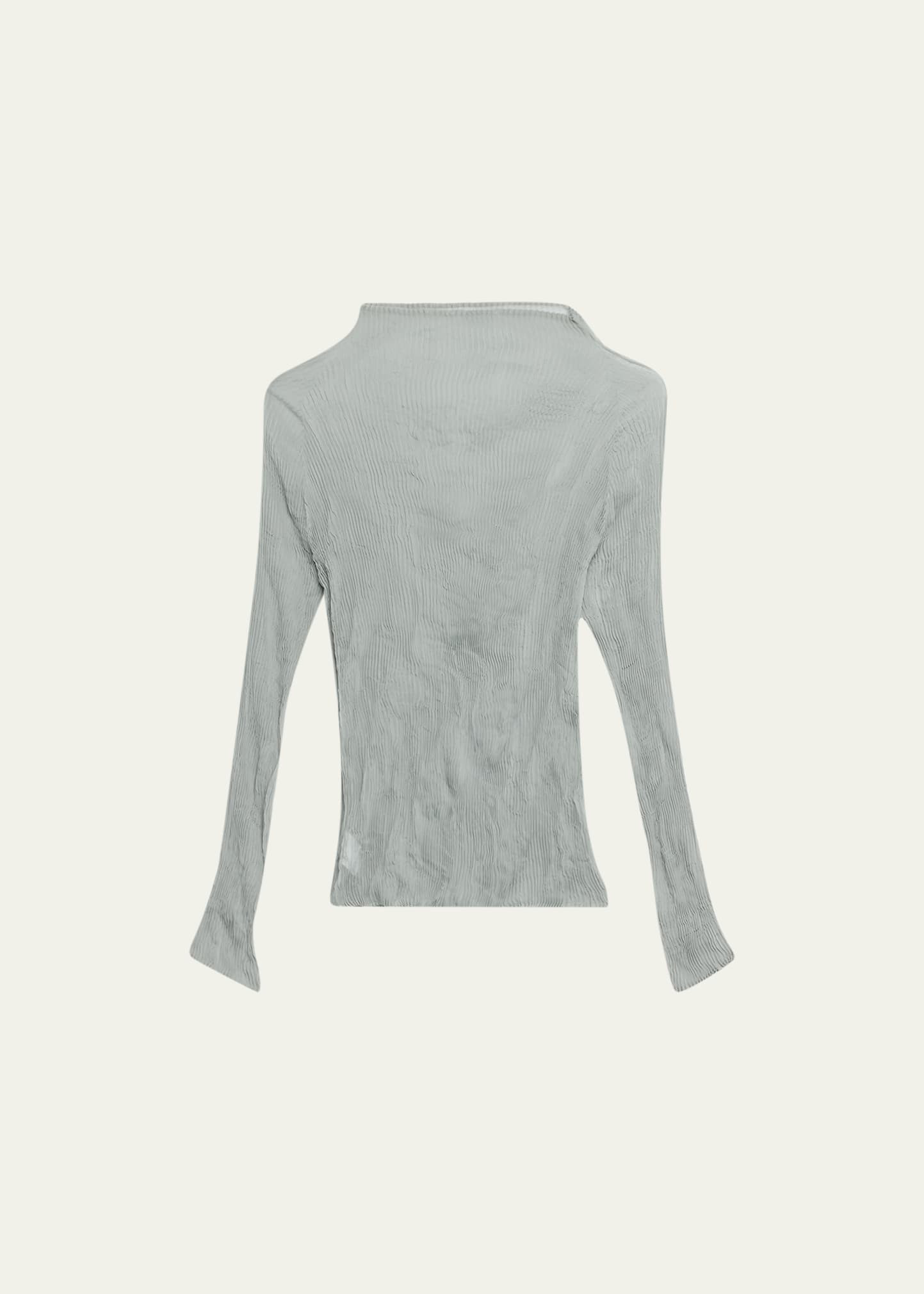 Issey Miyake Chiffon Twist 2 High-Neck Top | Bergdorf Goodman