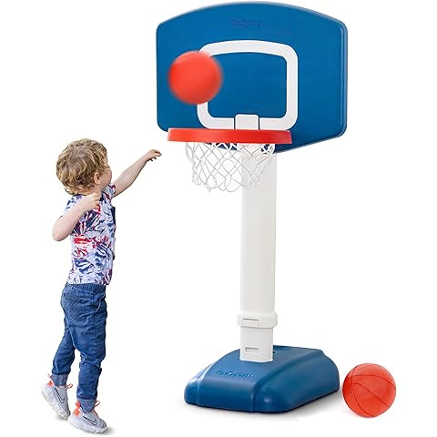 Little Tikes Easy Score Basketball Set, Blue, 3 Balls - Amazon Exclusive, 23.75 x 22 x 61 inches | Amazon (US)