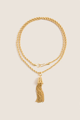 Gold Tassel Necklace | Tuckernuck (US)