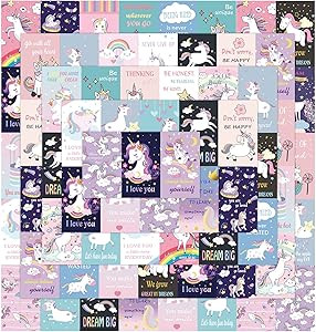 120 Packs Lunch Box Notes for Kids Animal Themed Lunchbox Notes for Girls Motivational Notes for ... | Amazon (US)