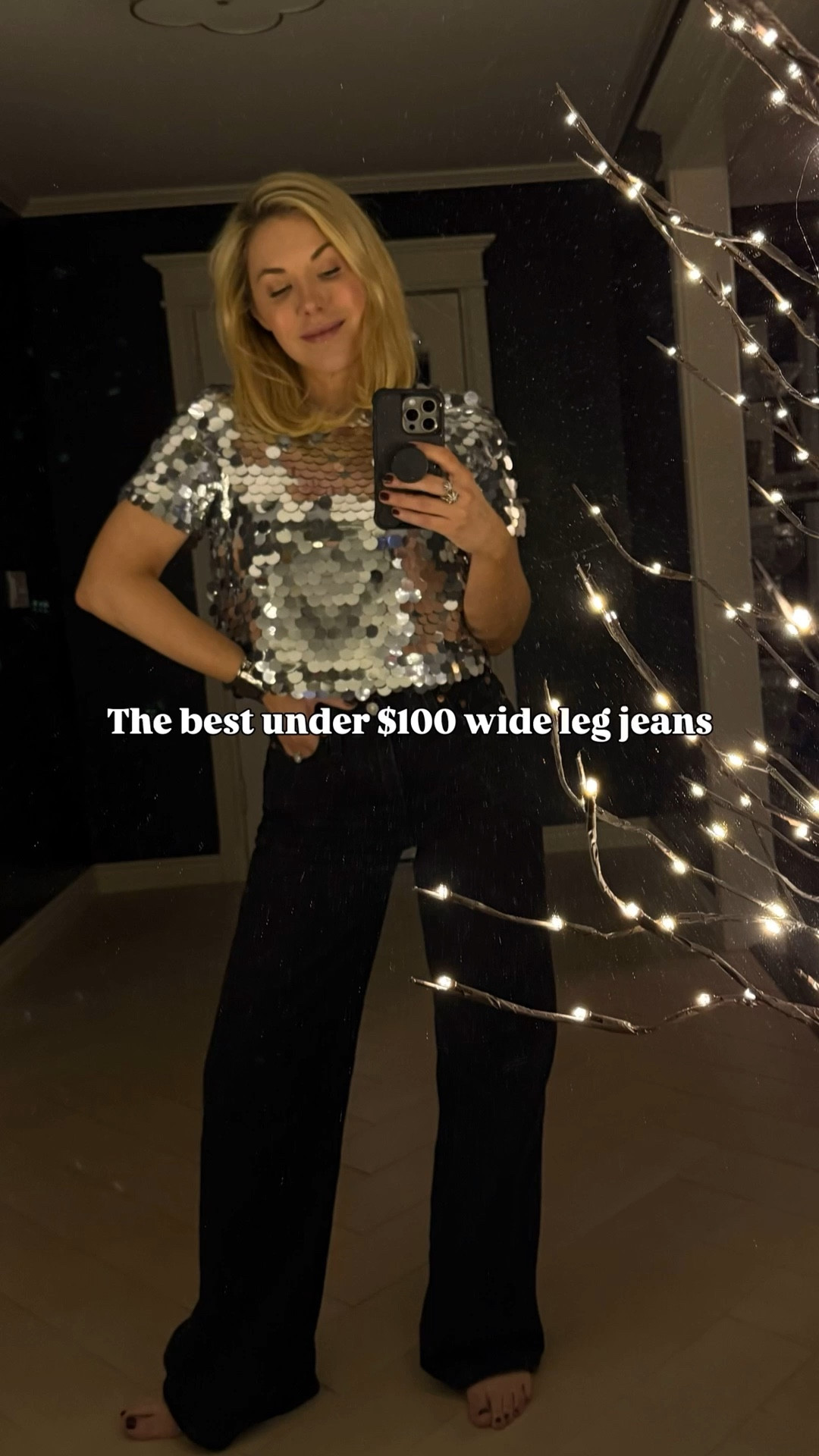 Under $100 NYE outfit!
Highly recommend these jeans 

#LTKSeasonal #LTKFindsUnder100