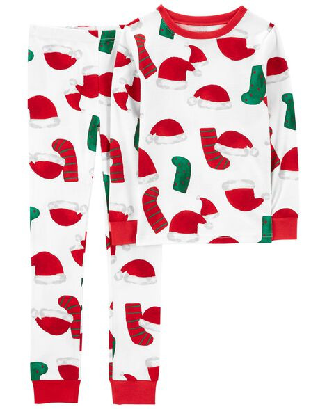 Kid 2-Piece Santa 100% Snug Fit Cotton PJs | Carter's