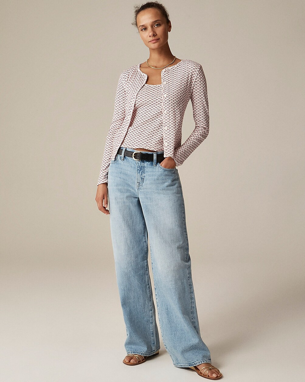 Lower-rise wide-leg jean | J. Crew US