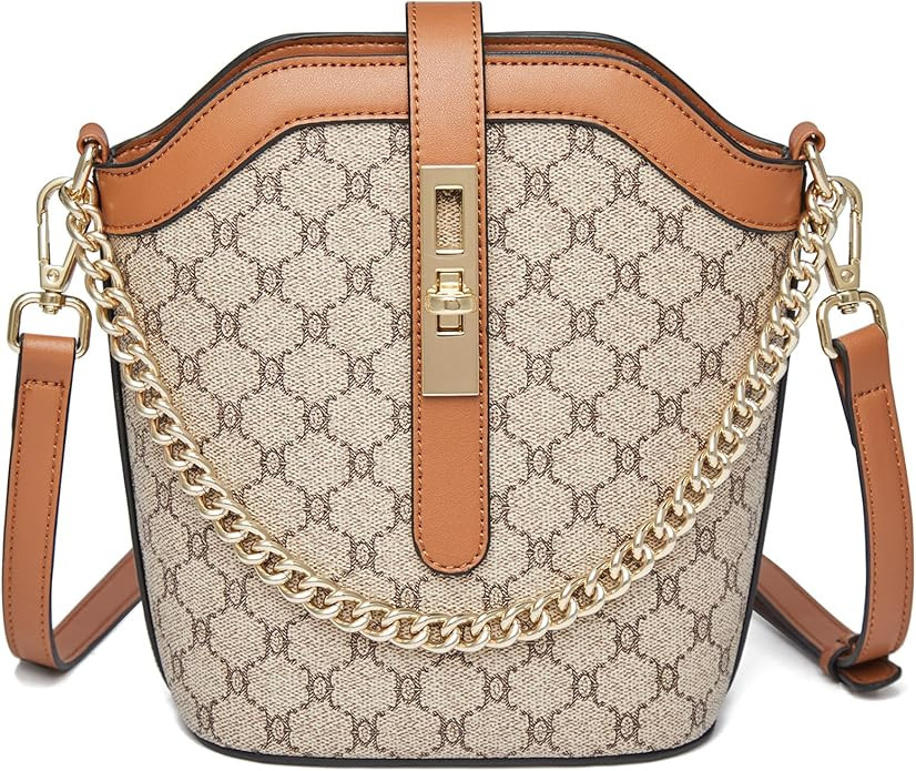 FOXLOVER Cell Phone Crossbody Bags for Women Small Lightweight Shoulder Purses PVC Leather Vintag... | Amazon (US)