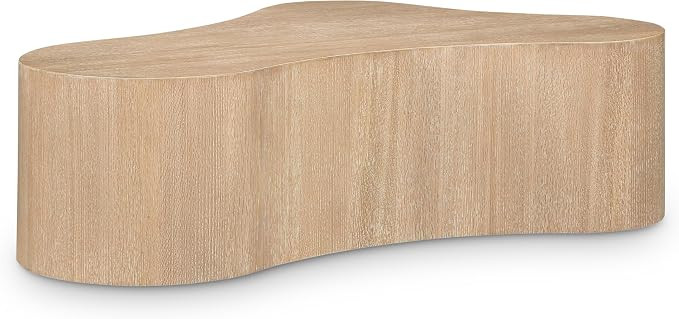 Meridian Furniture 99067Oak-CT Zaire Collection Art Deco Coffee Table with Rich Natural Finish, O... | Amazon (US)