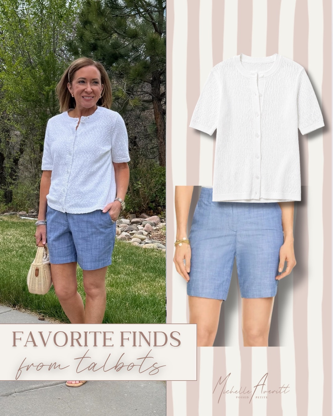 My favorite recent finds from Talbots! These easy pieces instantly make getting dressed feel more intentional without any effort.

I have been reaching for lightweight layers that add polish while still feeling airy and relaxed, along with chic headbands that pull the whole look together in the simplest way. It is all about timeless staples that feel refined, versatile, and comfortable enough for everyday wear. Whether it is a soft layer thrown over an outfit or a headband that adds that finished touch, these pieces make everyday styling feel effortless, elevated, and put-together.

Summer style, fashion over 40, summer outfit idea

#LTKPetite #LTKOver40 #LTKSeasonal