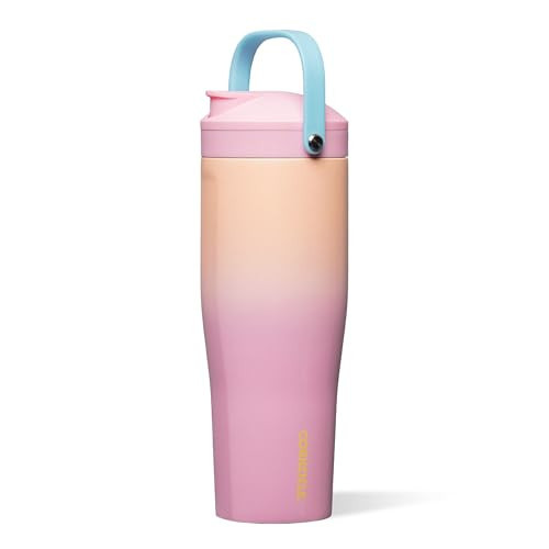 Corkcicle Protein Shaker - Built-In Agitator & Fruit Strainer Lid - 30oz - Lover | Amazon (US)